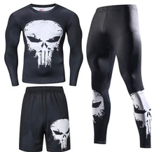 Load image into Gallery viewer, Fashion sport clothes tight training clothes 3D printing punish gym gears

