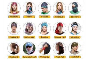 02 football 3D printing funny masks fashion multifunctional scarf