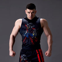 Load image into Gallery viewer, Fashion sport clothes tight training clothes GYM singlets
