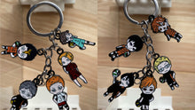 Load image into Gallery viewer, Anime fashion metal keychain
