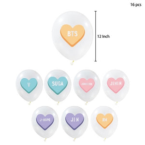 401 BTS birthday party decoration