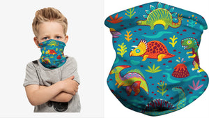 3D printing funny kids masks fashion multifunctional scarf