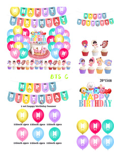 401 BTS birthday party decoration