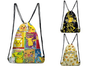 18 Poke•Mon string bag fashion backpacks