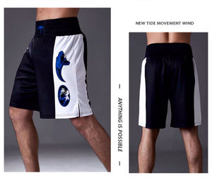 Fashion man boxing sport shorts loose training five-points shorts clothes