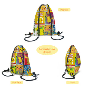 18 Poke•Mon string bag fashion backpacks