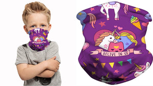 3D printing funny kids masks fashion multifunctional scarf
