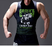 Load image into Gallery viewer, Fashion sport clothes tight training clothes GYM singlets
