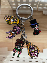 Load image into Gallery viewer, Anime fashion metal keychain
