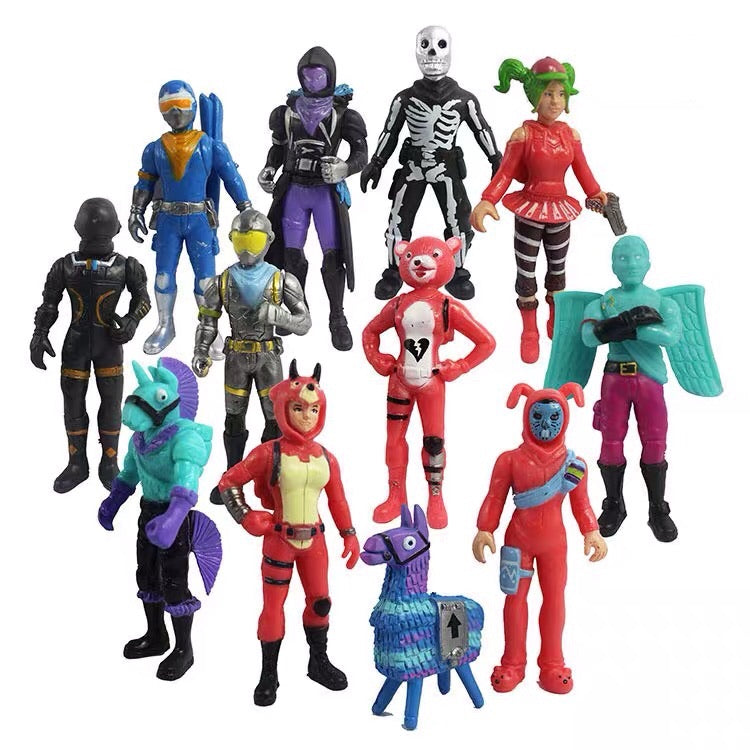 04 Fort•nite mini figures cake decorations