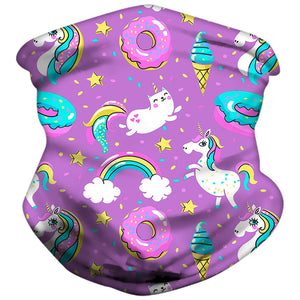 3D printing funny kids masks fashion multifunctional scarf