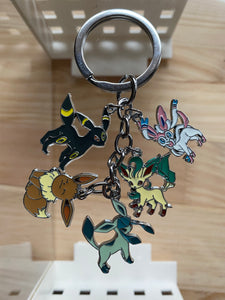 Anime fashion metal keychain