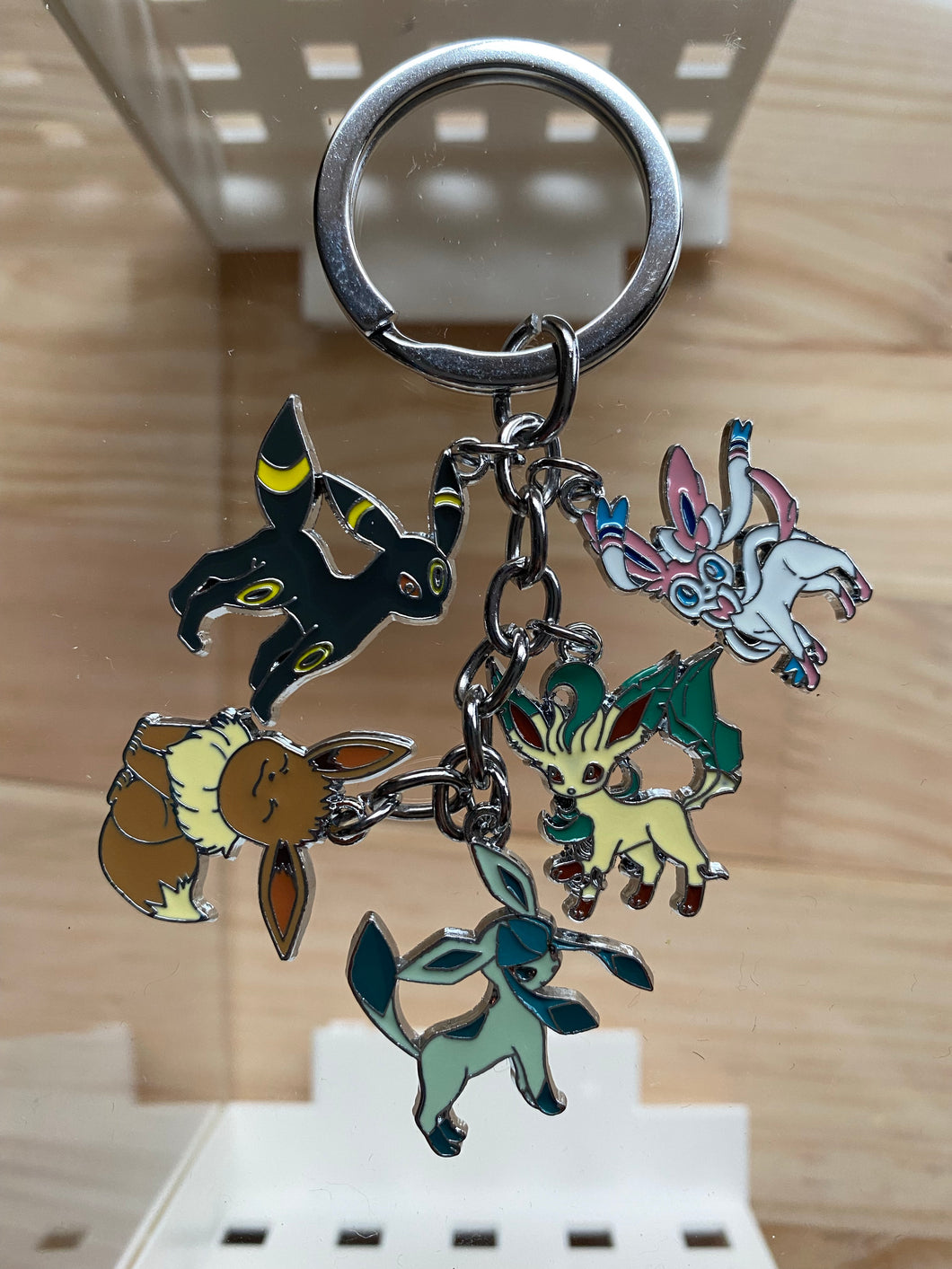Anime fashion metal keychain