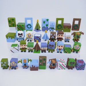 33 Mine•craft mini figures cake decorations kid toys