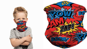3D printing funny kids masks fashion multifunctional scarf
