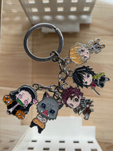 Load image into Gallery viewer, Anime fashion metal keychain
