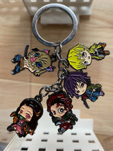 Load image into Gallery viewer, Anime fashion metal keychain
