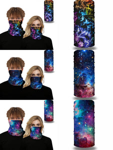 Ghost 3D printing funny masks fashion multifunctional scarf