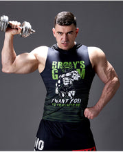 Load image into Gallery viewer, Fashion sport clothes tight training clothes GYM singlets
