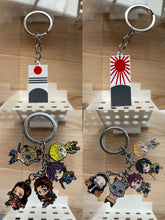 Load image into Gallery viewer, Anime fashion metal keychain
