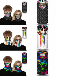 Ghost 3D printing funny masks fashion multifunctional scarf
