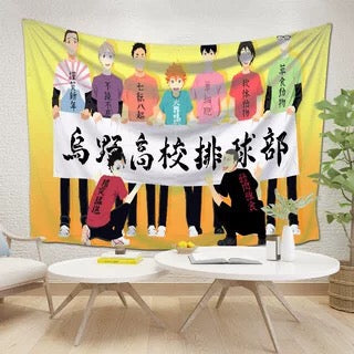 205 Anime Hai•yuu printing tapestry backdrop accessory party decoration