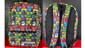 07 Among.us Game schoolbags fashion backpack bag