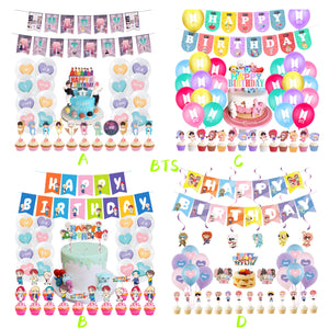401 BTS birthday party decoration