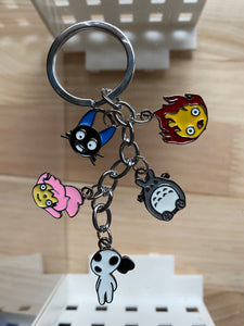 Anime fashion metal keychain