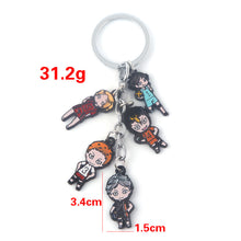 Load image into Gallery viewer, Anime fashion metal keychain
