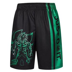 204 Anime Dragon Z GOKU fashion loose sport short Man training quick dry shorts clothes