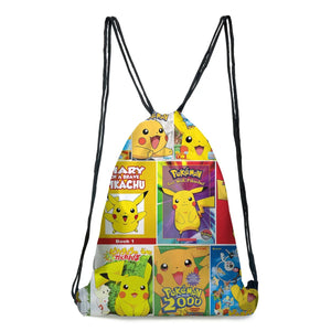 18 Poke•Mon string bag fashion backpacks