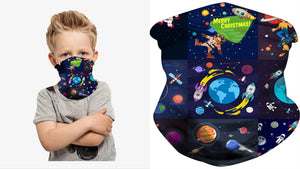 3D printing funny kids masks fashion multifunctional scarf