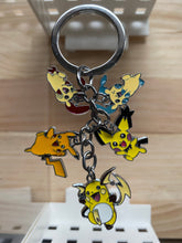 Load image into Gallery viewer, Anime fashion metal keychain
