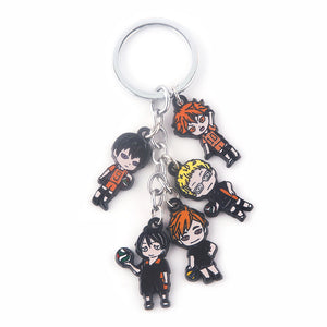 Anime fashion metal keychain