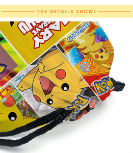 18 Poke•Mon string bag fashion backpacks