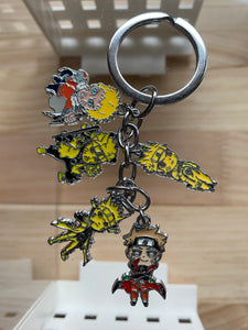 Anime fashion metal keychain